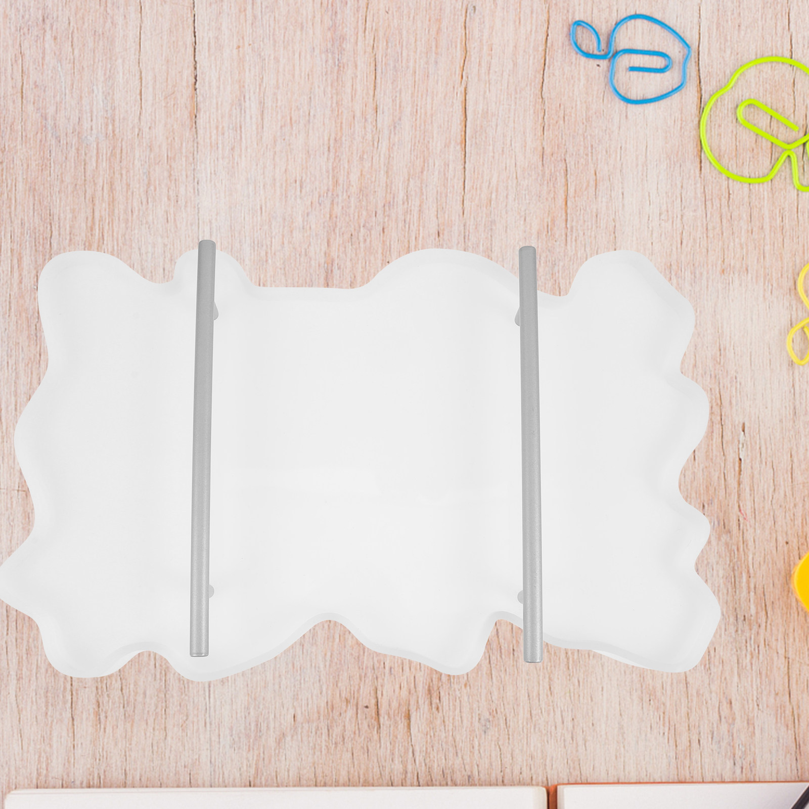 Serving Tray Mold - DIYエポキシ樹脂クラフト、ジュエリー、プレート作成、収納トレイ、装飾用サービングマット、クリスタルキャスティング用のシリコン製トレイ型1セット