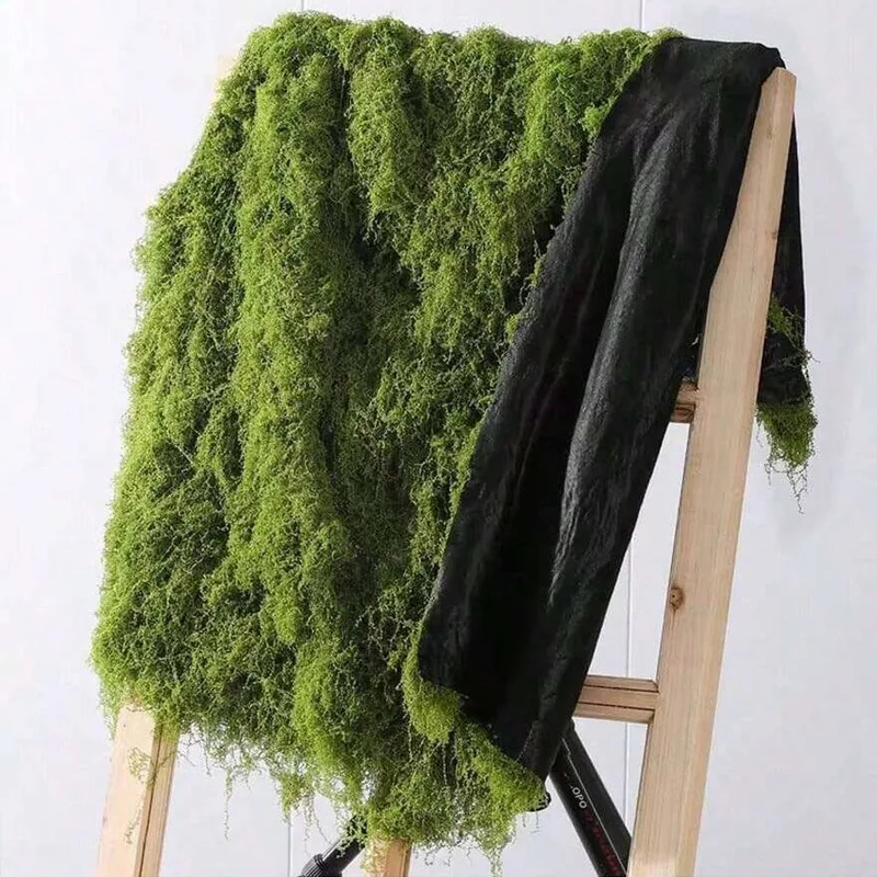 Terrarium Moss Art - マイクロランドスケープの装飾用人工苔、芝生用苔、盆栽、鉢植えの装飾用、シルクのような質感の人工苔
