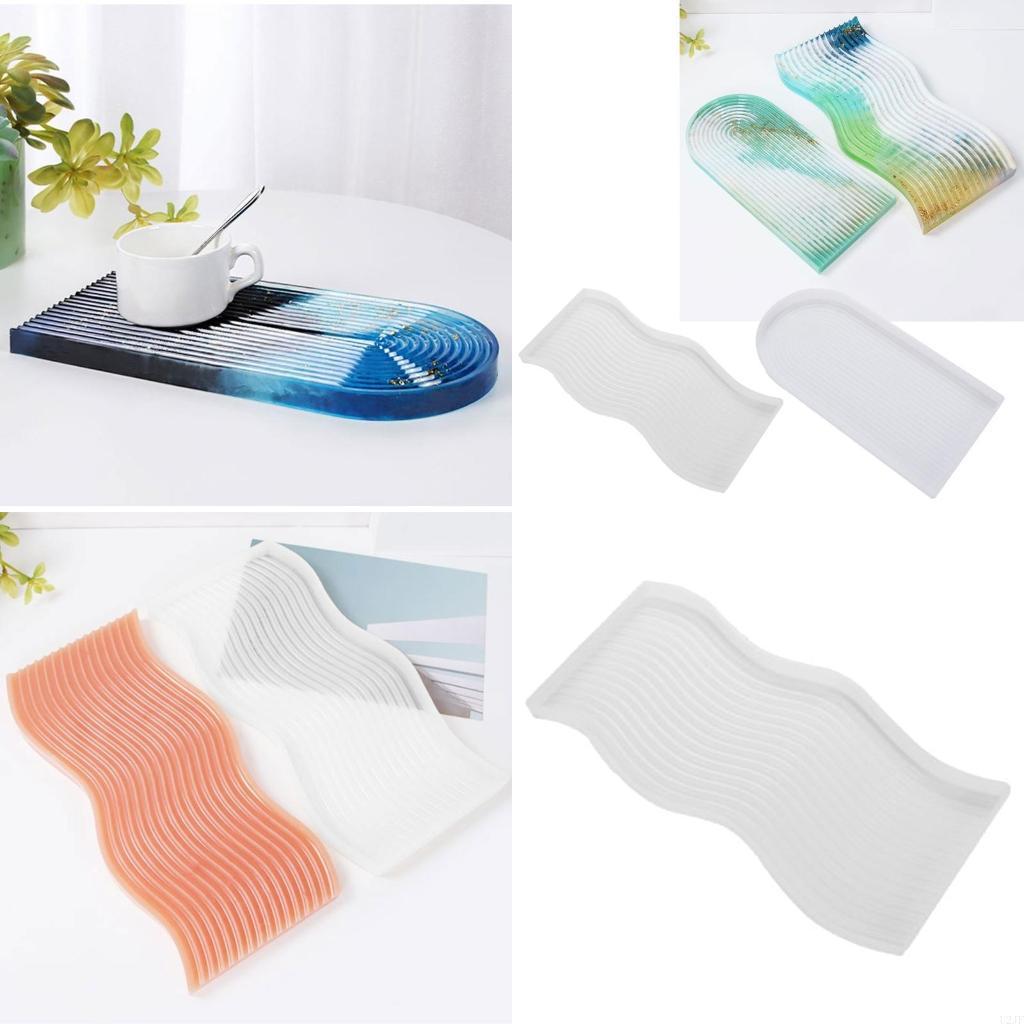 サービング Borad クリスタルエポキシ金型コースタークリ - Serving Tray Mold のレビューと価格