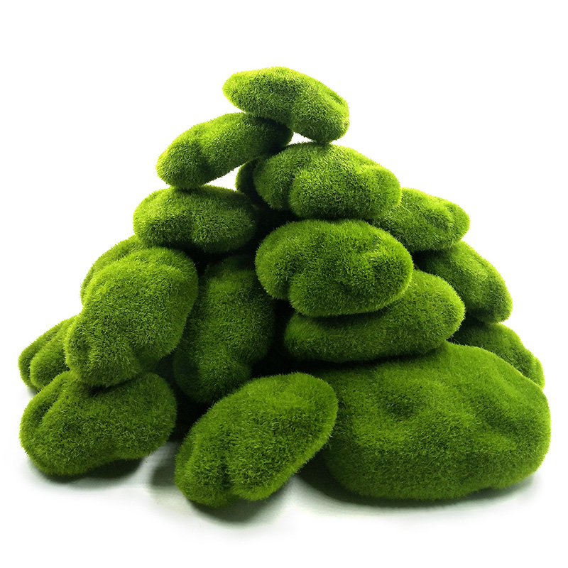 グリーン人工芝フォーム苔植物マイクロ風景置物 DIY 家の装 - Terrarium Moss Art のレビューと価格