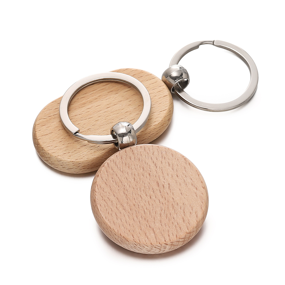 5 ピース/ロットブランクジオメトリ木製キーホルダーブランク - Wood Ring Blank のレビューと価格