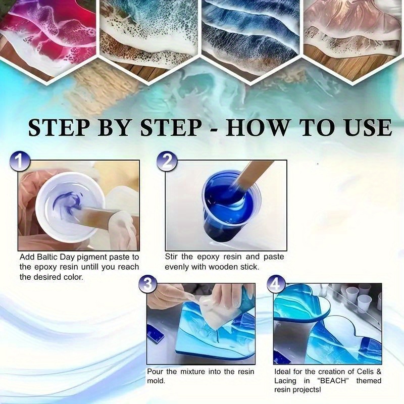 24色/8色 5g 0. さまざまな色の18オンスの真珠光沢 - Resin Pigment Set のレビューと価格