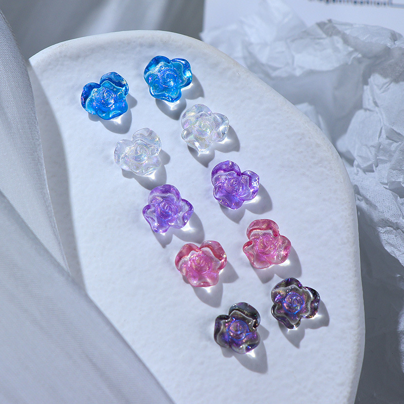 50個入り/パック 10x10mm ネイルアート用 ファイン - Resin Glitter Pack のレビューと価格
