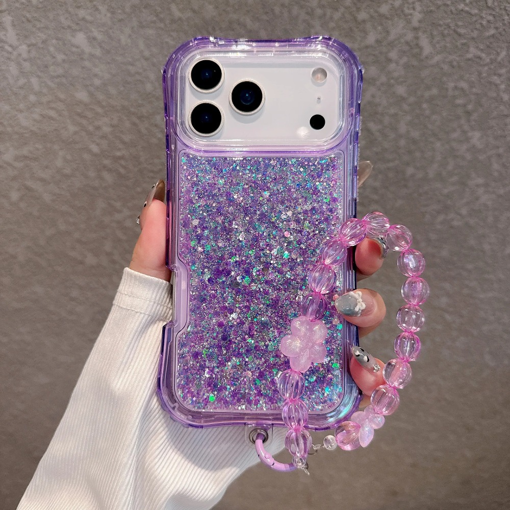 ラグジュアリーグリッターレジンチェーンクリアケース iPho - Resin Craft Material のレビューと価格