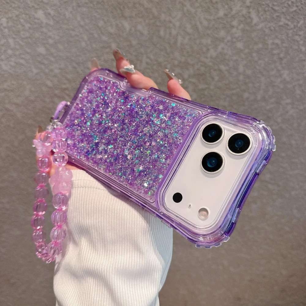 ラグジュアリーグリッターレジンチェーンクリアケース iPho - Resin Craft Material のレビューと価格