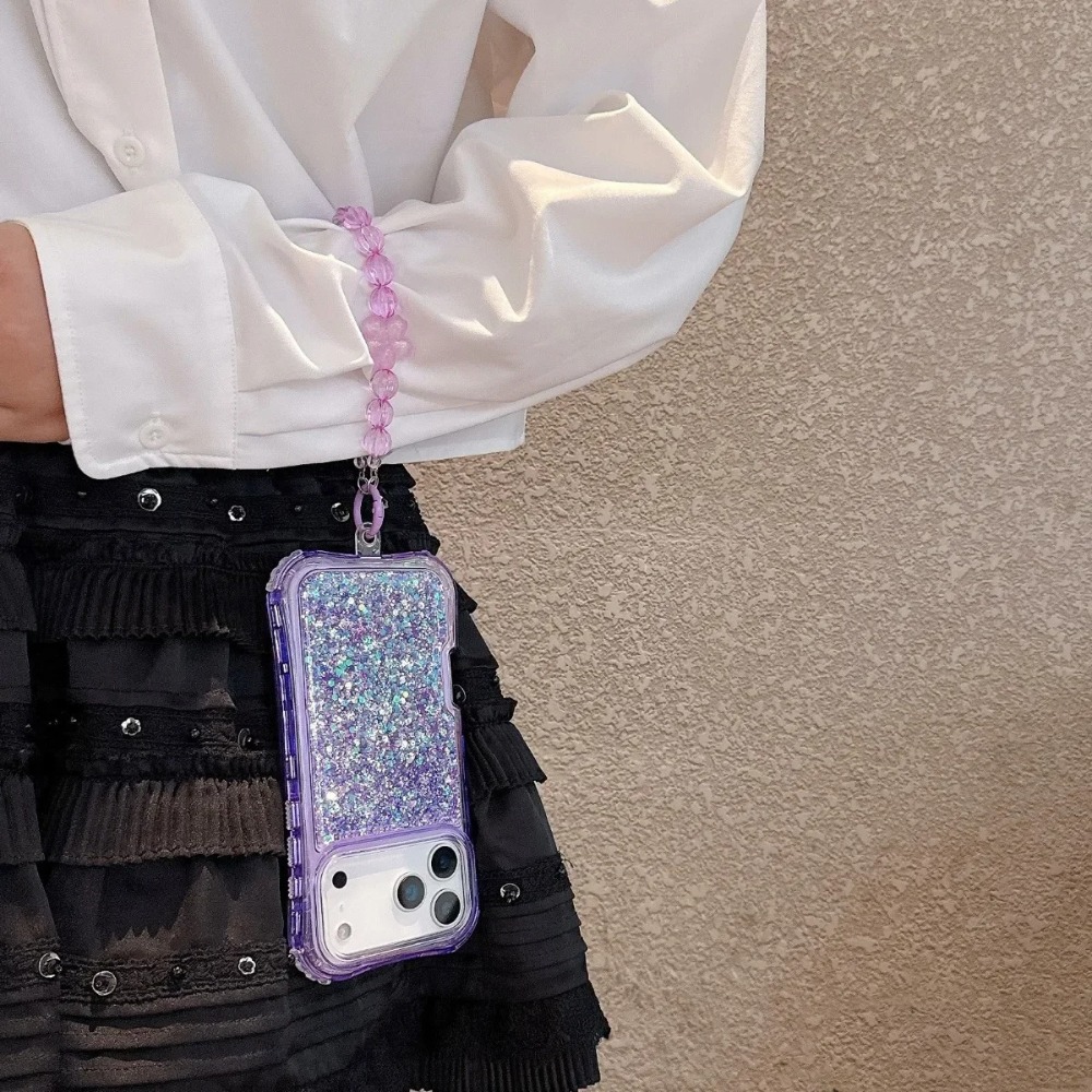 ラグジュアリーグリッターレジンチェーンクリアケース iPho - Resin Craft Material のレビューと価格