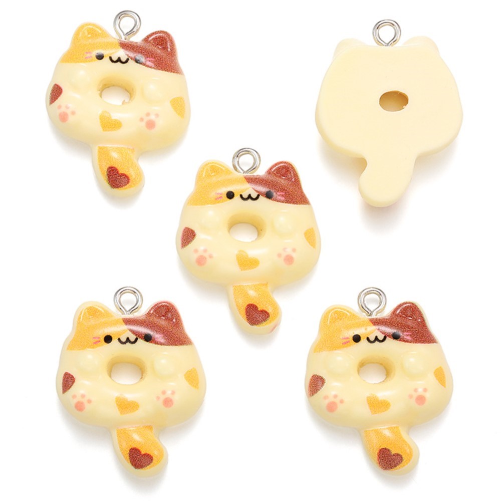 10 個かわいい漫画猫樹脂チャームかわいいキティ動物ペンダン - Resin Craft Projects のレビューと価格