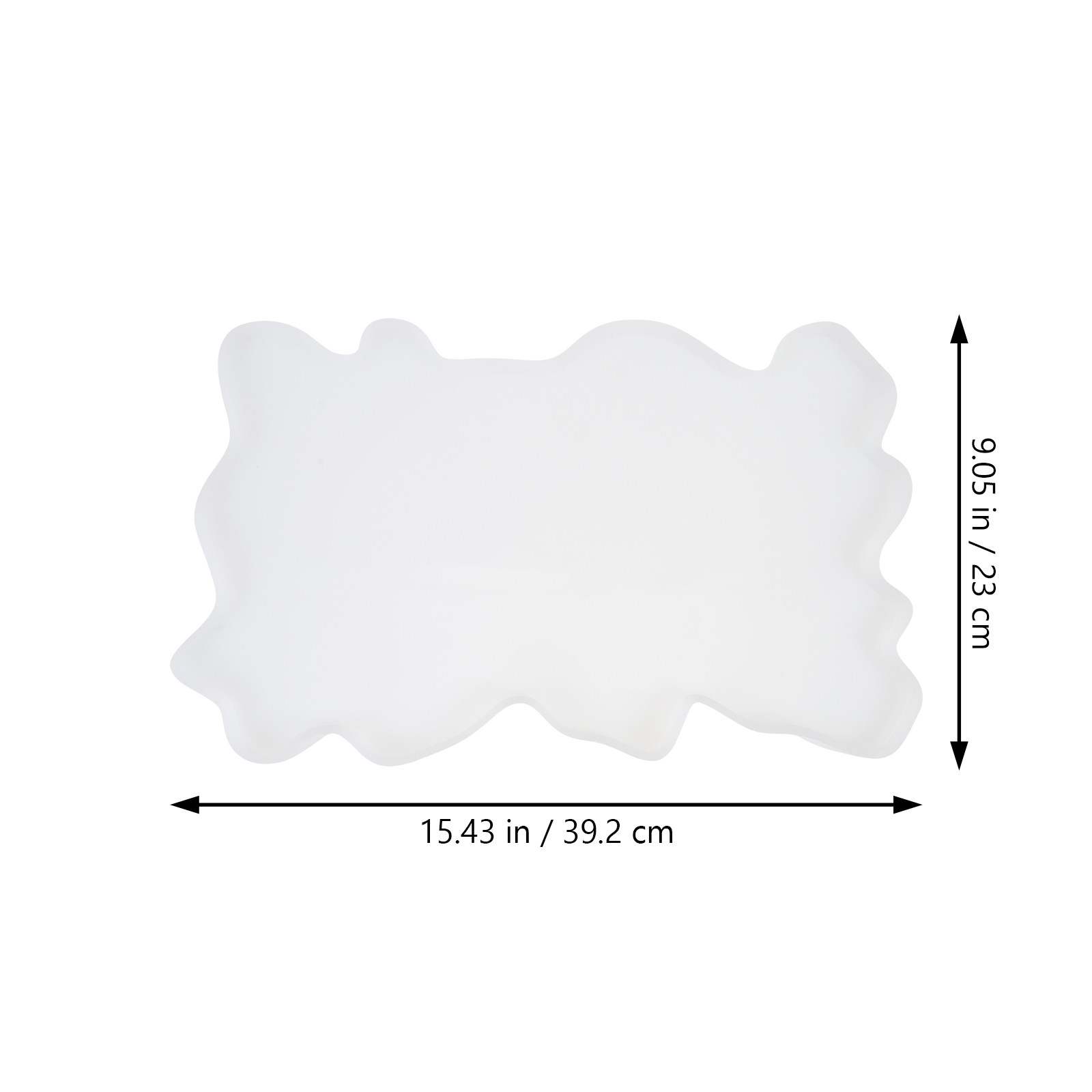 DIYエポキシ樹脂クラフト、ジュエリー、プレート作成、収納ト - Serving Tray Mold のレビューと価格