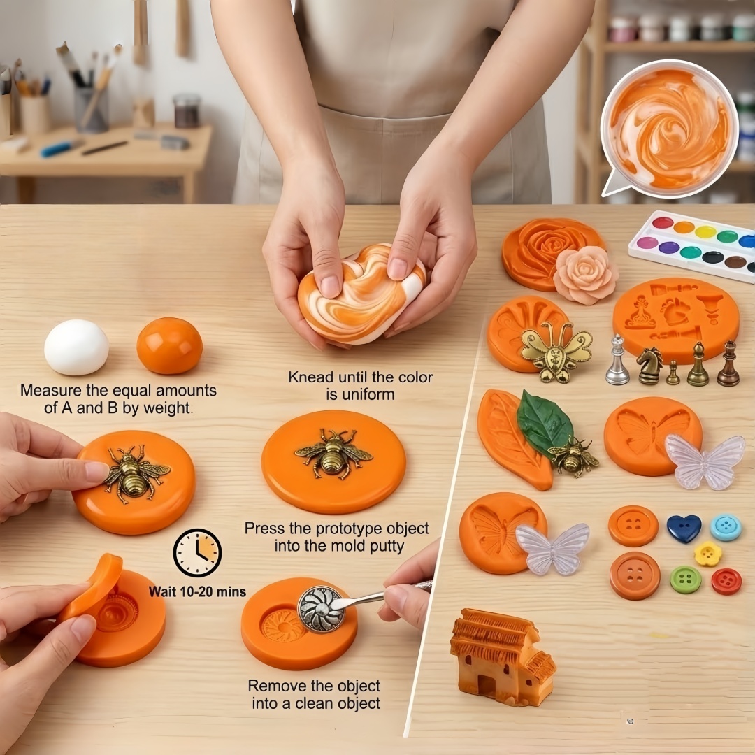 シリコンパテ DIY クラフトセット 柔軟で長持ちする樹脂ア - Resin Craft Projects のレビューと価格