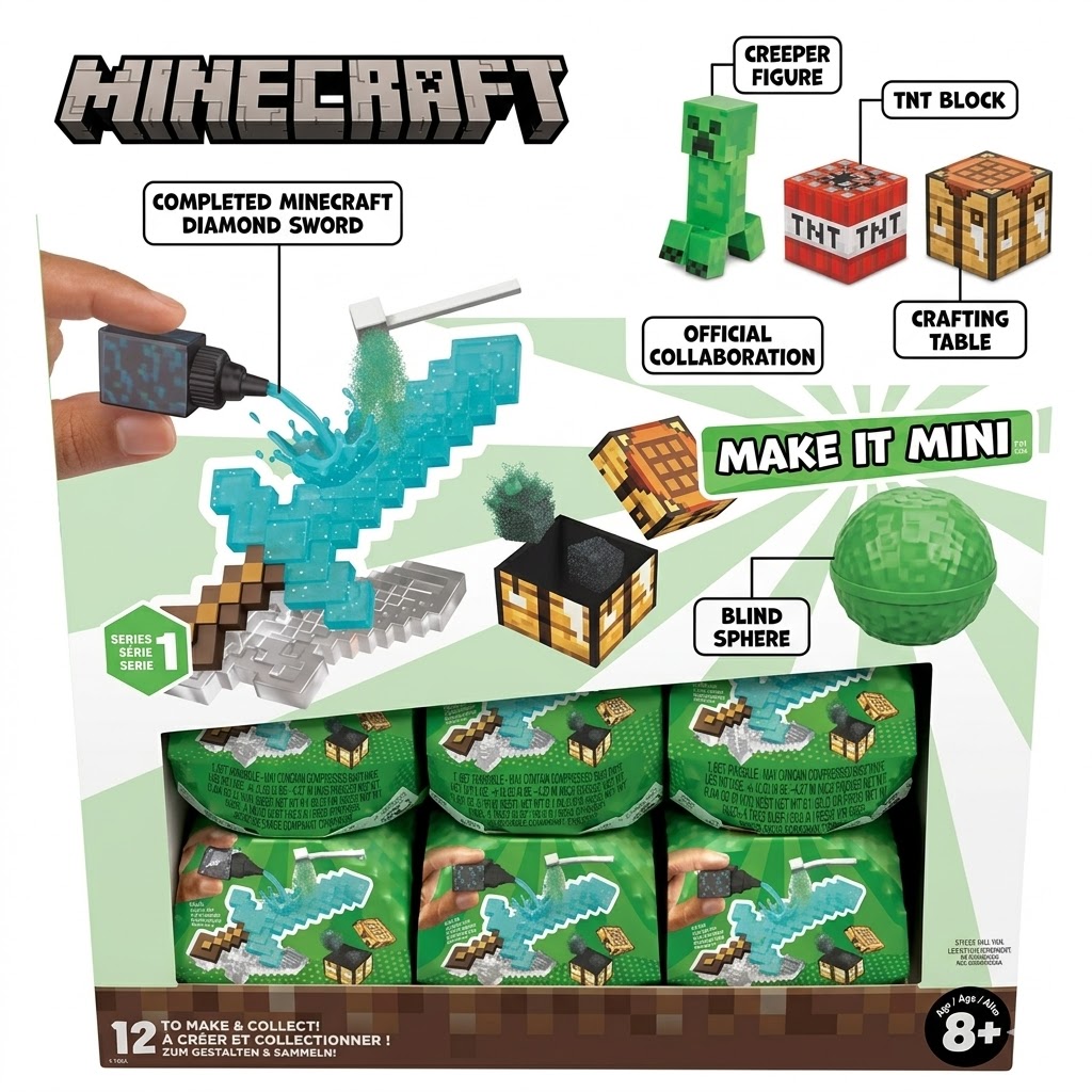 オリジナルMGAミニバース マインクラフト メイクイットミニ - Resin Crafts Minecraft のレビューと価格