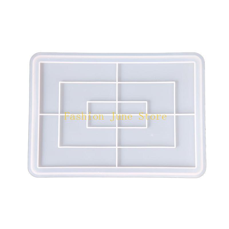 N5KA 長方形トレイ UV クリスタルエポキシ金型サービン - Serving Tray Mold のレビューと価格