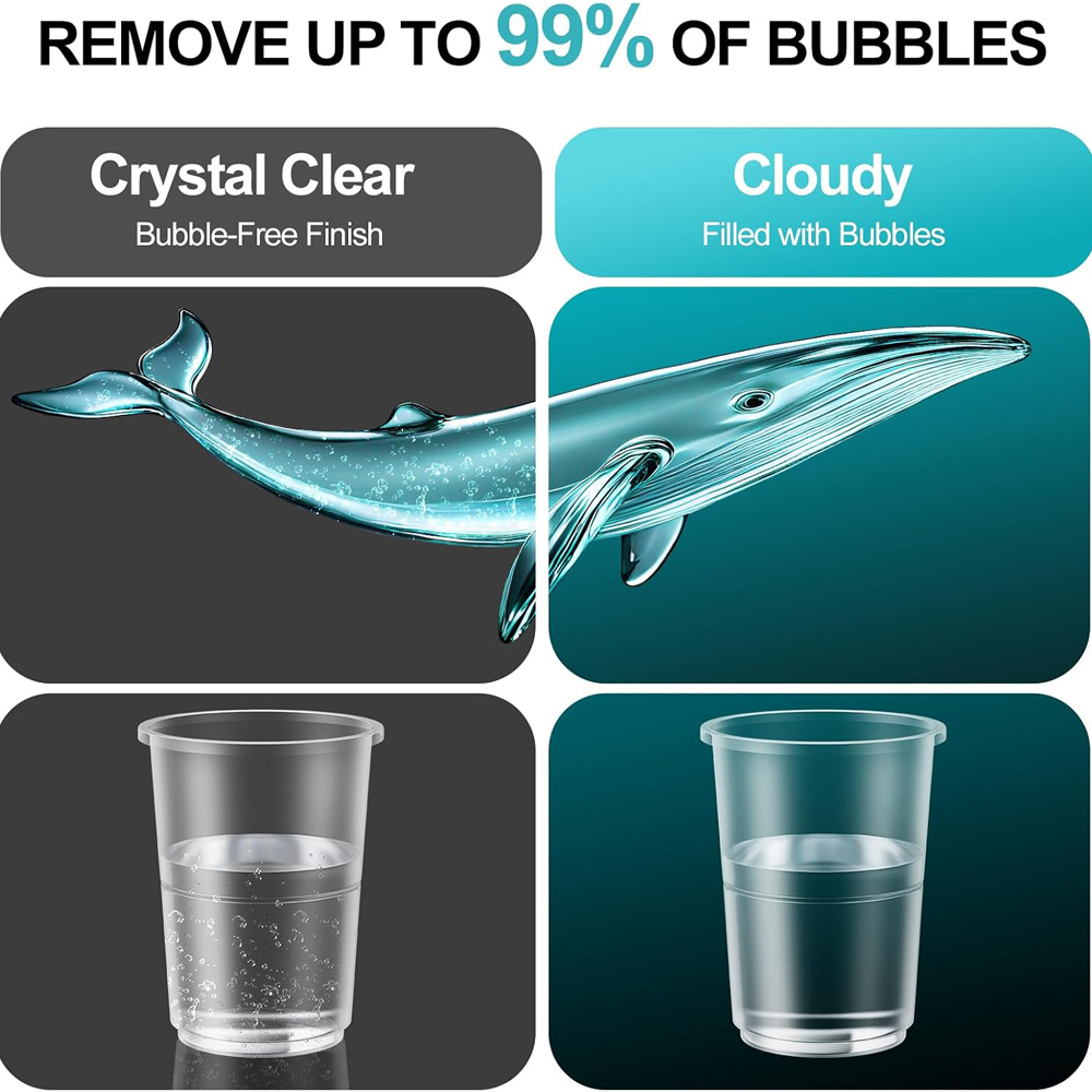 -97kPa レジン気泡除去真空チャンバー デジタルタッチコ - Epoxy Uv Resin Kit のレビューと価格