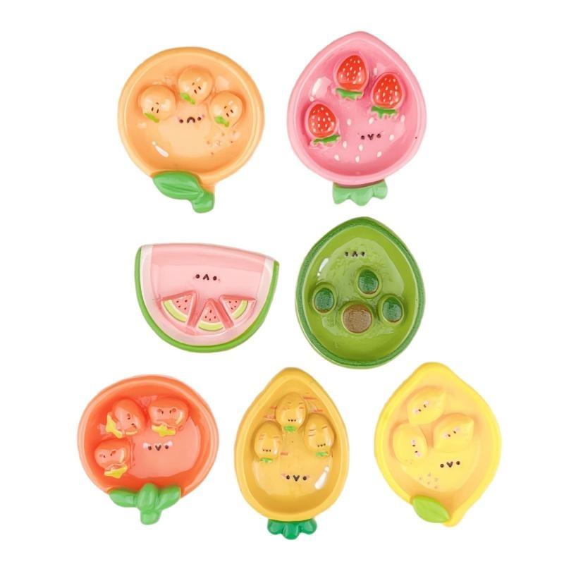 かわいい漫画のフルーツ型レジンチャーム、あらゆる種類のDIY - Resin Craft Projects のレビューと価格